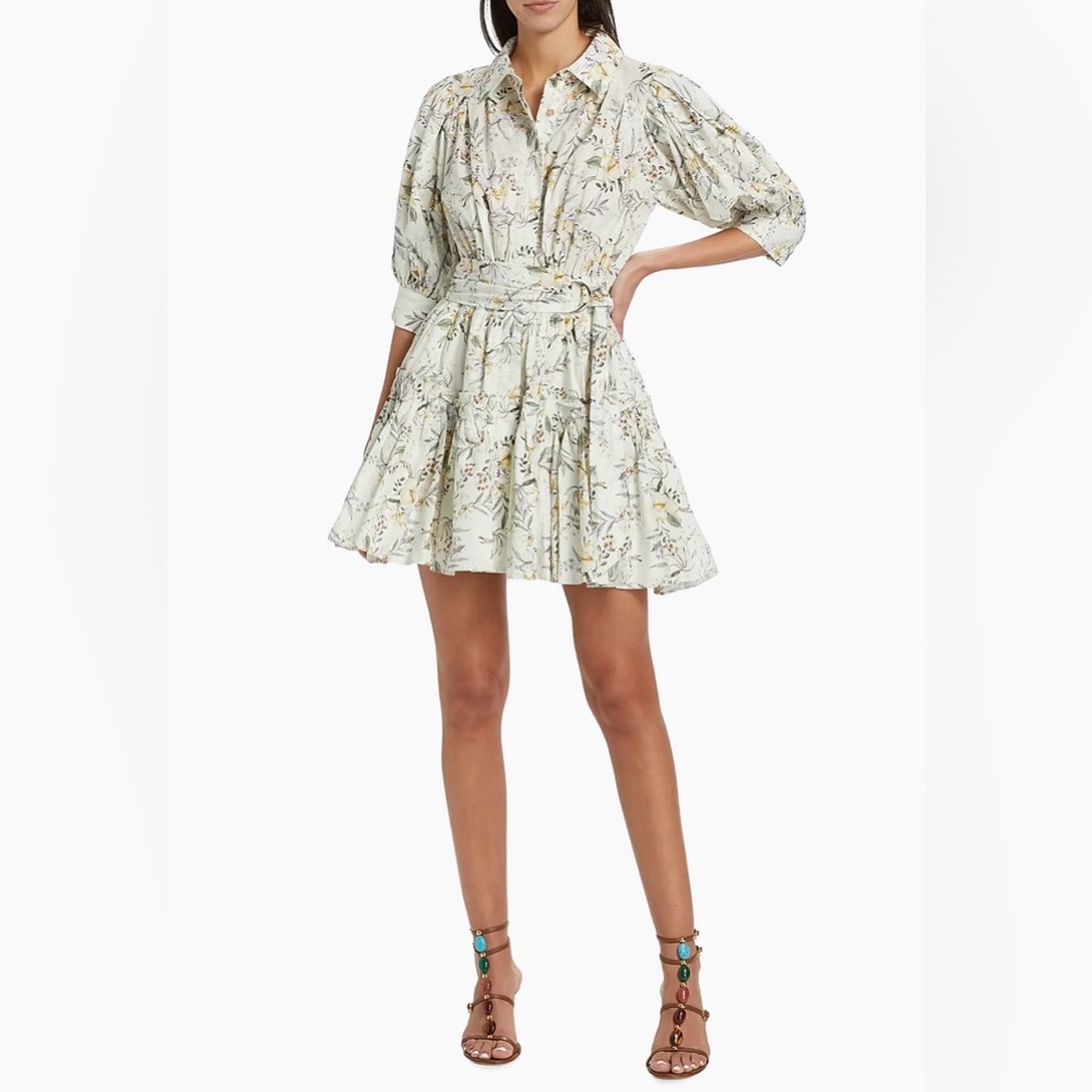 En Saison Cream Floral Mini Dress